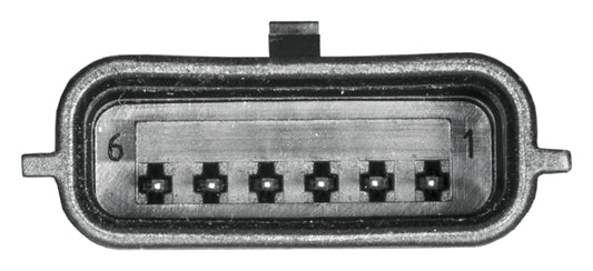 HELLA Sensor, accelerator pedal position - for right-hand drive vehicles - 6-pin conne 6PV009978-801