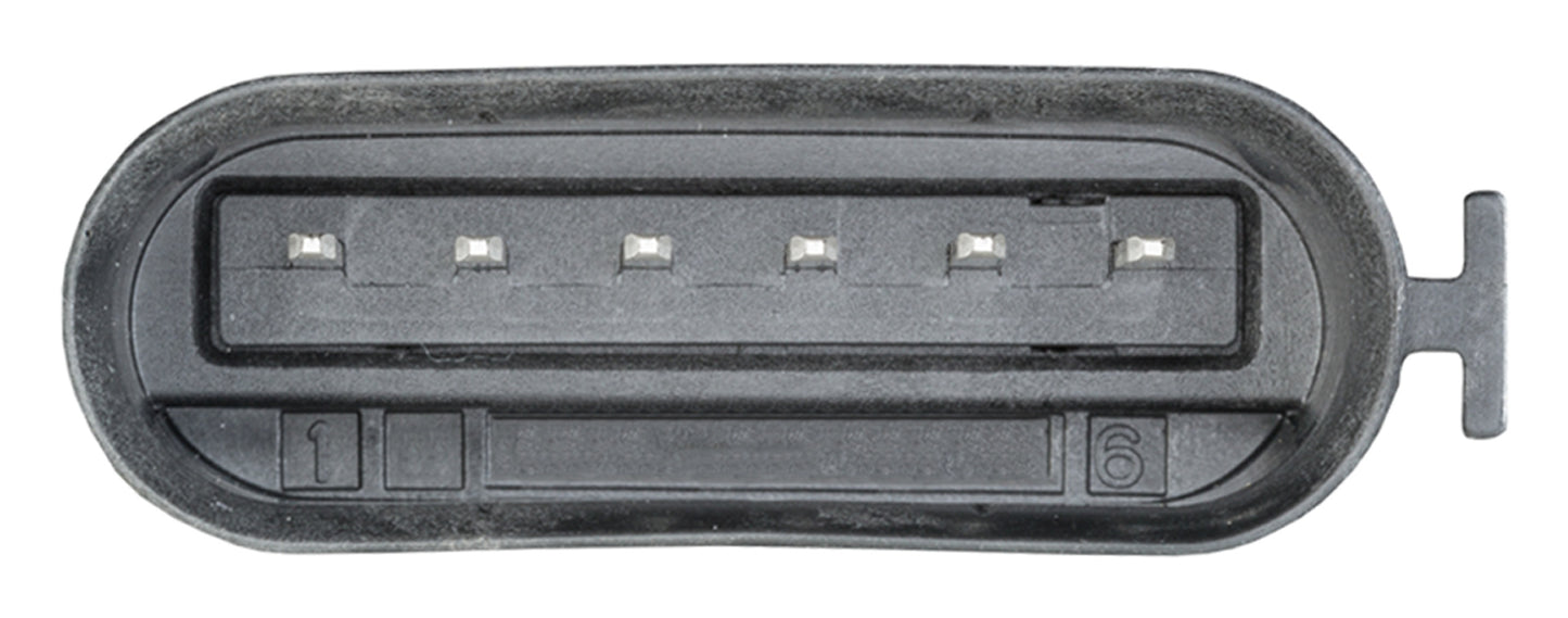 HELLA Sensor, accelerator pedal position - for left-hand drive vehicles - 6-pin connec 6PV010834-801