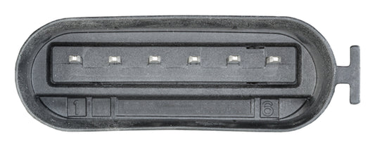 HELLA Sensor, accelerator pedal position - for left-hand drive vehicles - 6-pin connec 6PV010834-801