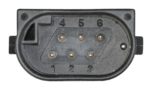 HELLA Sensor, accelerator pedal position - for left-hand drive vehicles - 6-pin connec 6PV010946-001