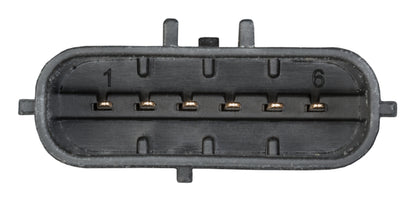 HELLA Sensor, accelerator pedal position - for left-hand drive vehicles - 6-pin connec 6PV010946-011