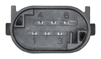 HELLA Sensor, accelerator pedal position - for left-hand drive vehicles - 6-pin connec 6PV010946-231
