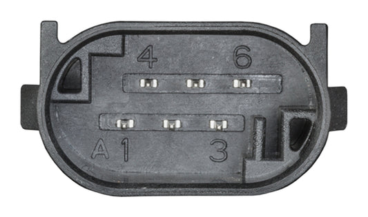 HELLA Sensor, accelerator pedal position - for left-hand drive vehicles - 6-pin connec 6PV010946-231