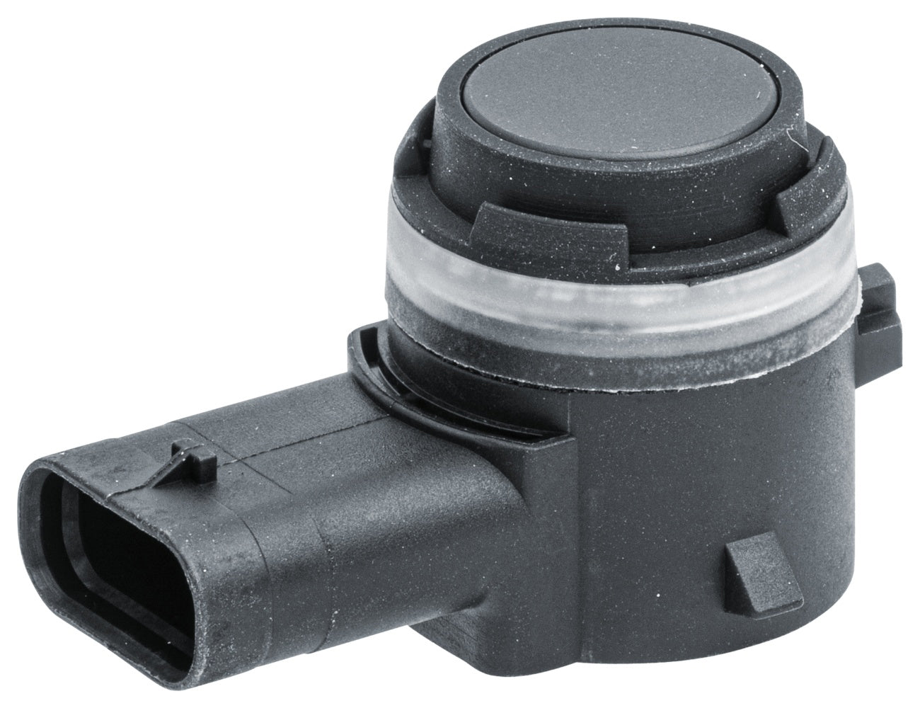 HELLA Sensor, park distance control - angled - 3-pin connector - Plugged 6PX358141-261