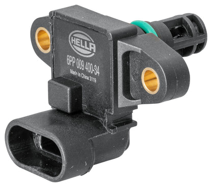 HELLA Sensor, intake manifold pressure - 12V - 4-pin connector 6PP009400-341