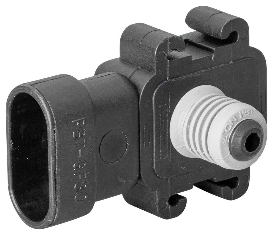 HELLA Sensor, boost pressure - 3-pin connector - Bolted 6PP358152-001