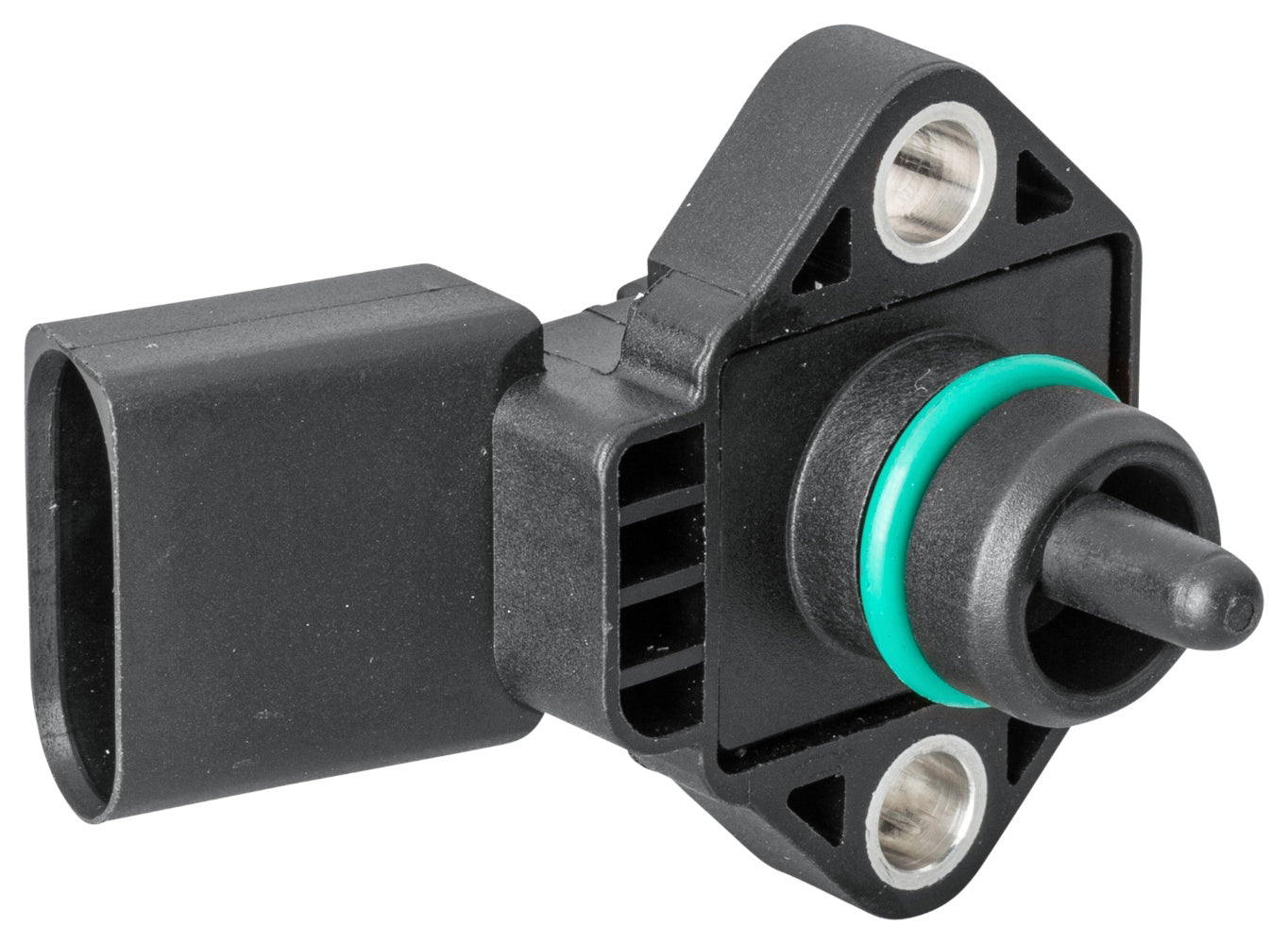 HELLA Sensor, boost pressure - 4-pin connector - Bolted 6PP358152-011