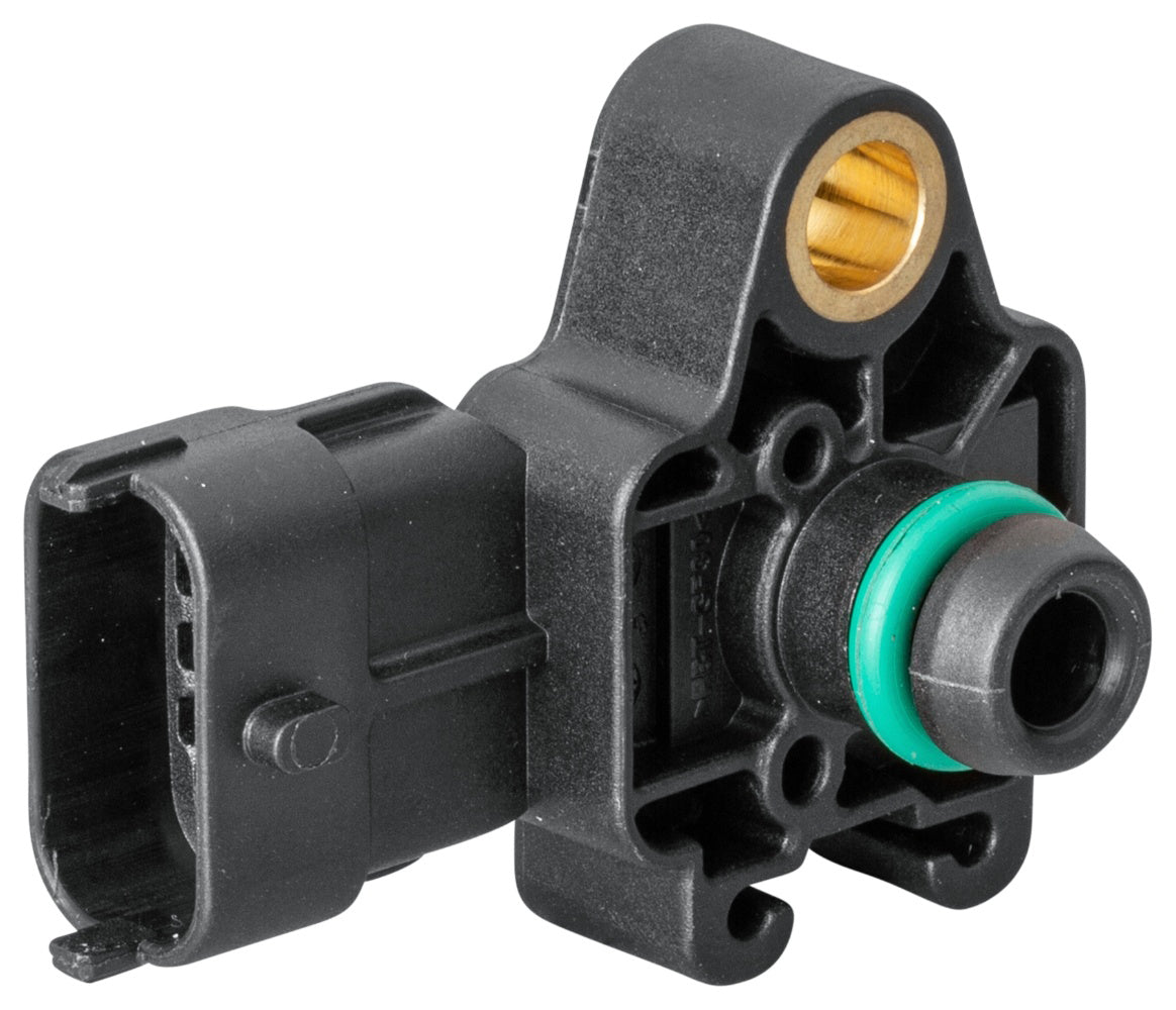 HELLA Sensor, boost pressure - 3-pin connector - Bolted 6PP358152-091