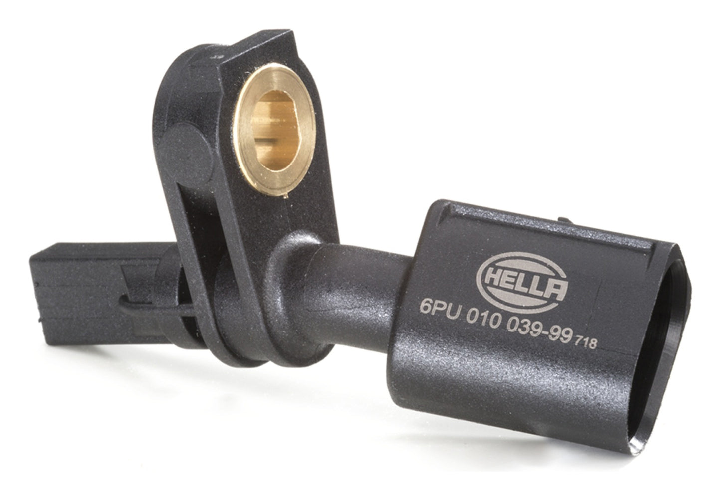 HELLA Sensor, wheel speed - 12V - 2-pin connector - Front Axle Left 6PU010039-991
