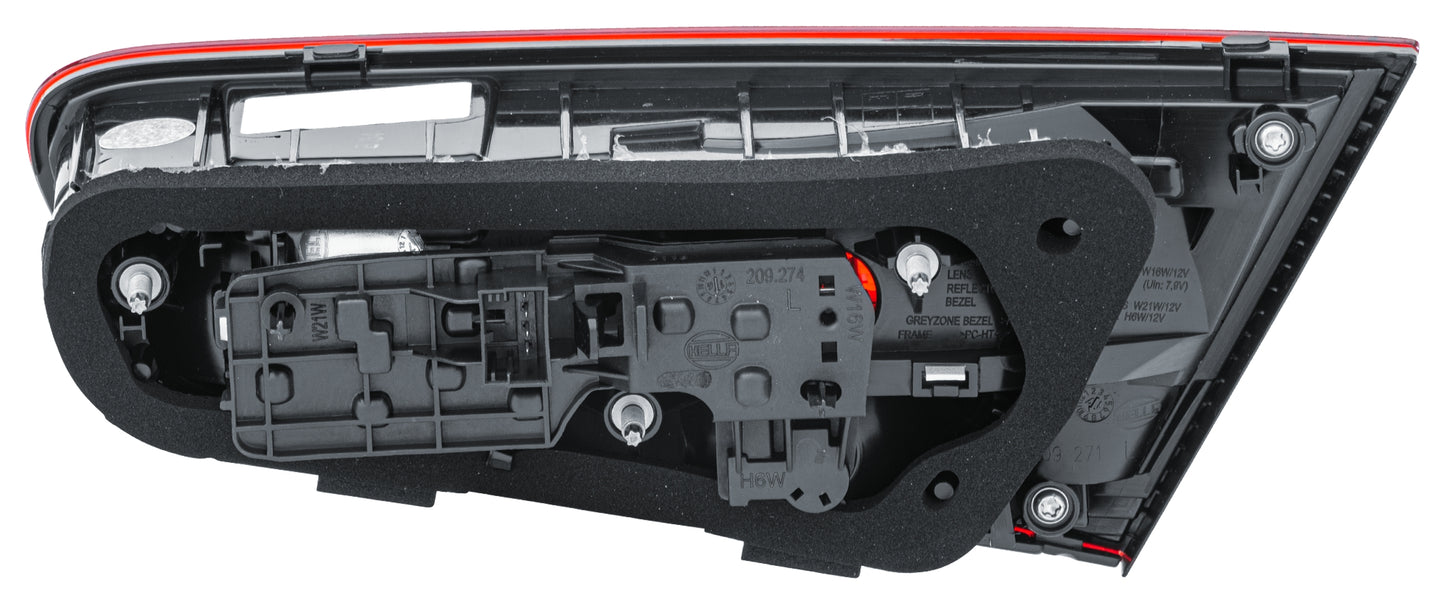 HELLA Rearlight - Halogen - Inner Section - left - for e.g. Audi A3 (8V1, 8VK) 2TZ012834-051