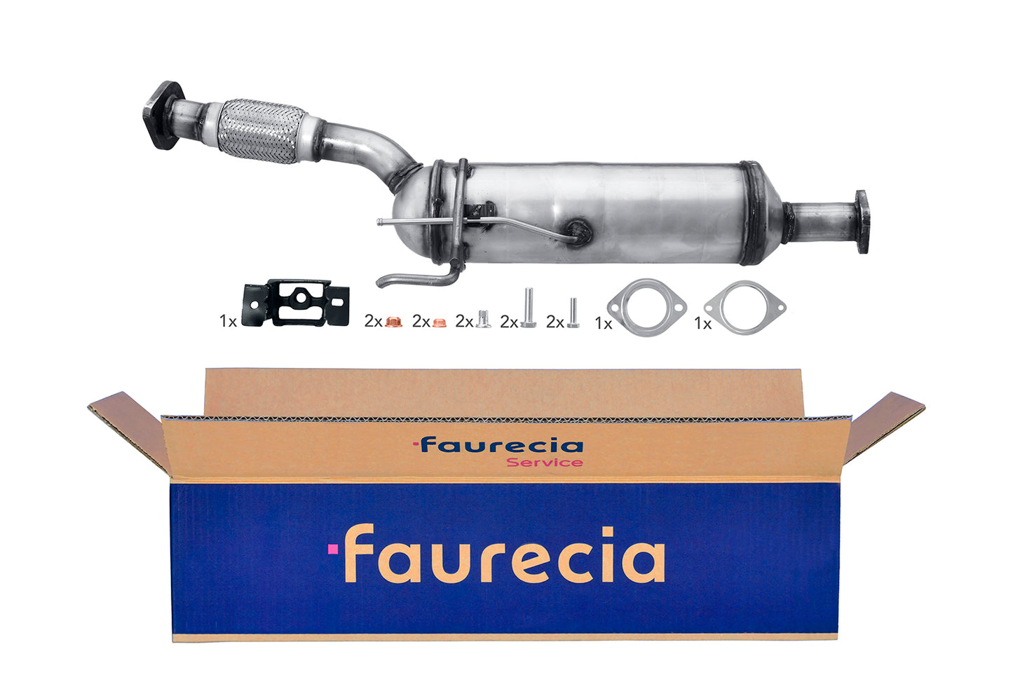 Diesel particulate filter - Easy2Fit® Kit - for e.g. NISSAN QASHQAI