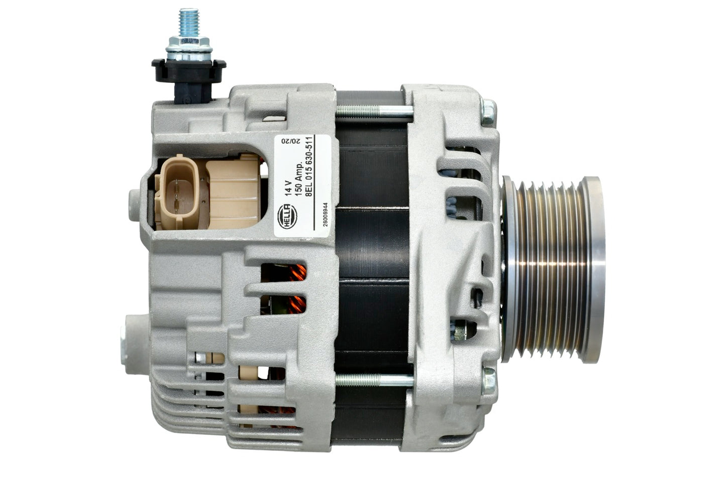HELLA Alternator - 14V - 150A - for e.g. Nissan Np300 Navara (D40) 8EL015630-511