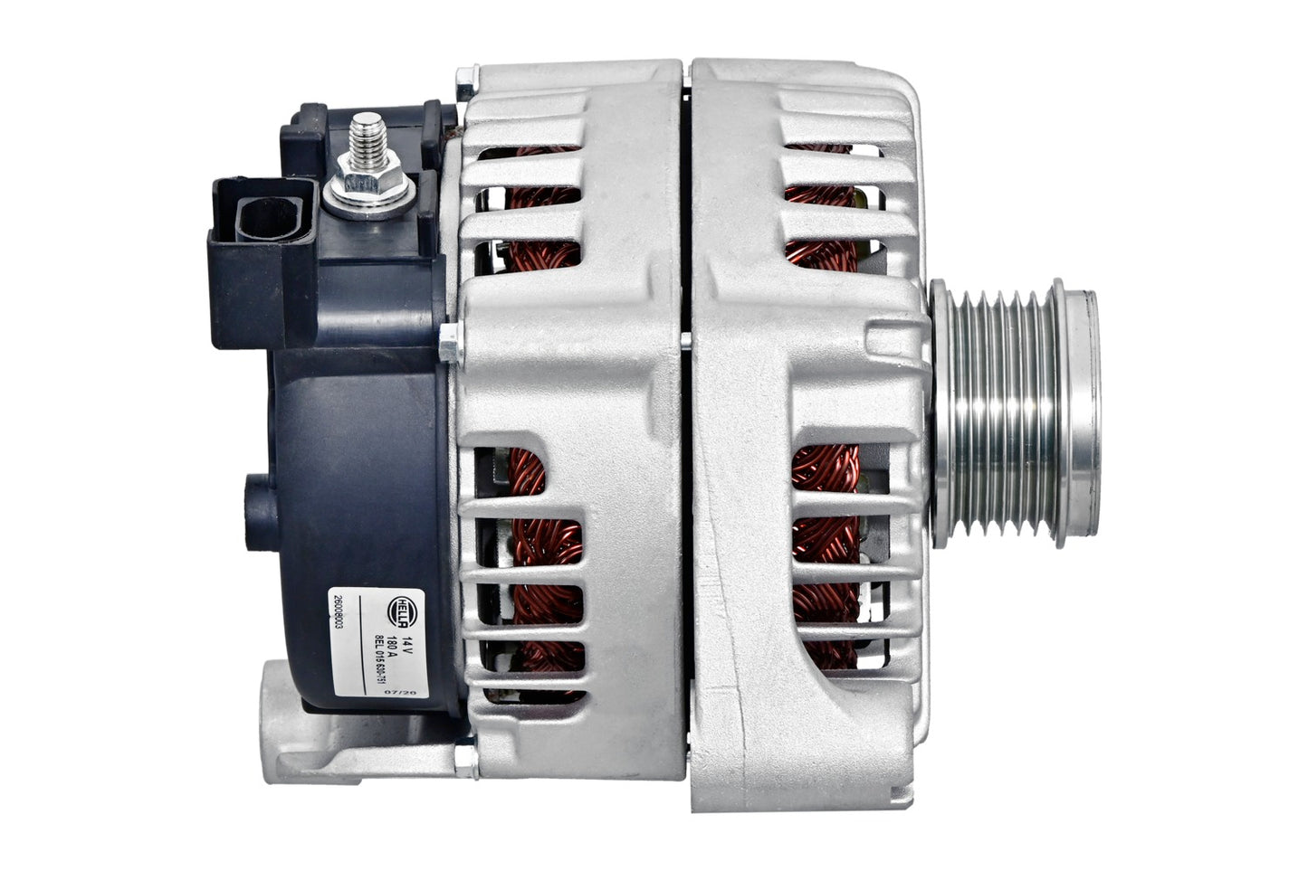 HELLA Alternator - 14V - 180A - for e.g. BMW 3 (E91) 8EL015630-751