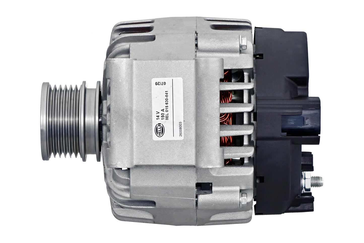 HELLA Alternator - 14V - 150A - for e.g. Mercedes-Benz C-Class (W204) 8EL015630-841