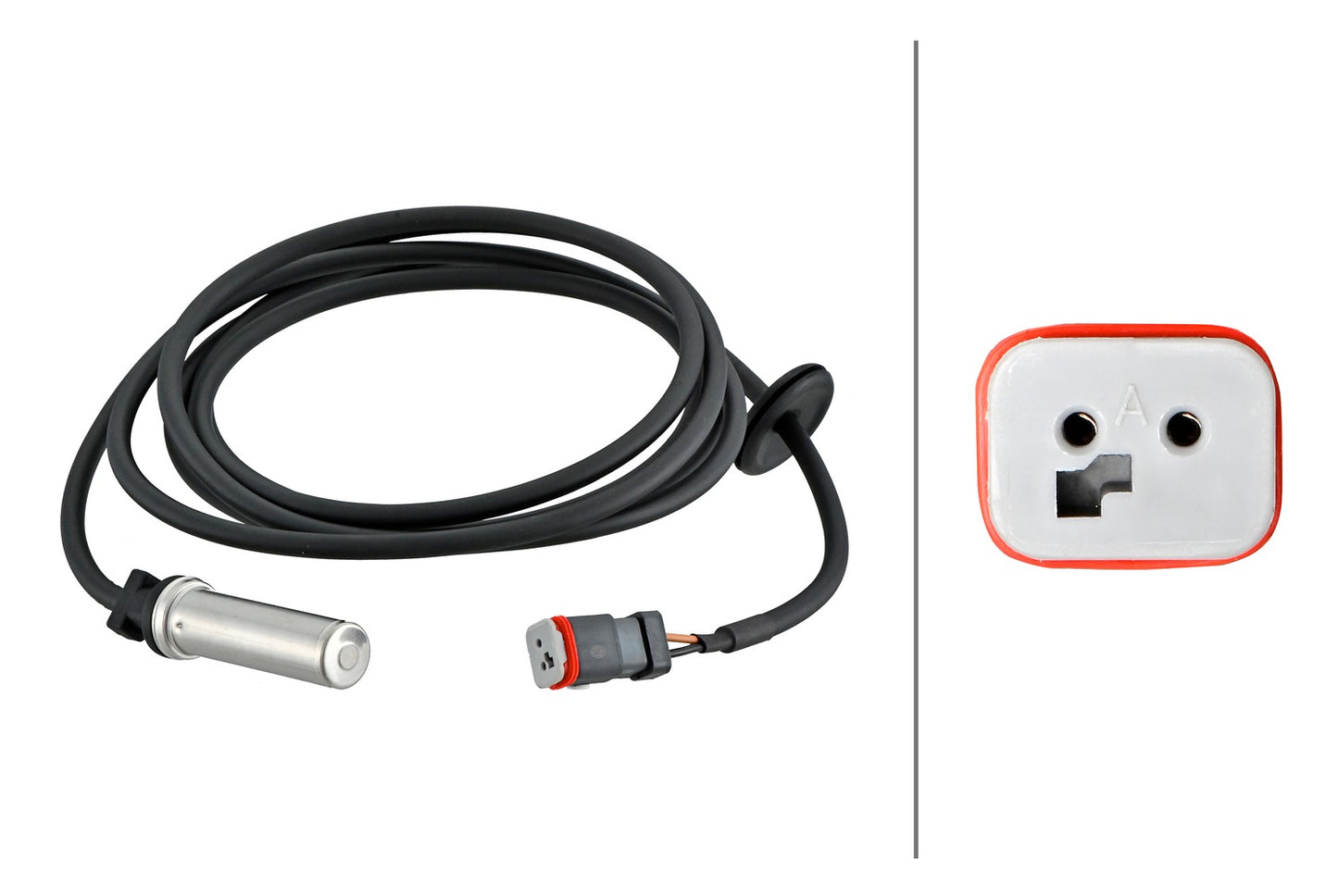 HELLA Sensor, wheel speed - 2-pin connector 6PU230048-061