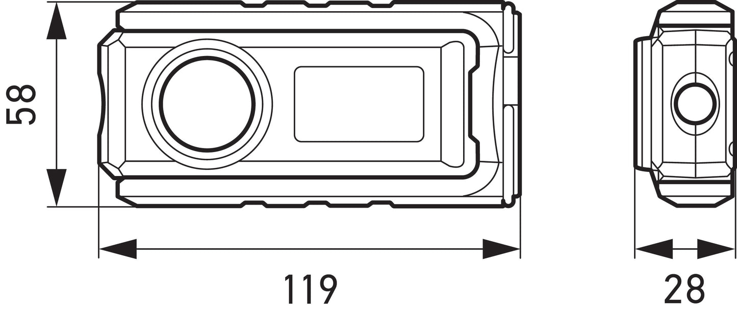 HELLA LED-Hand lamp UP500 - 3.7V 2XM359002-201