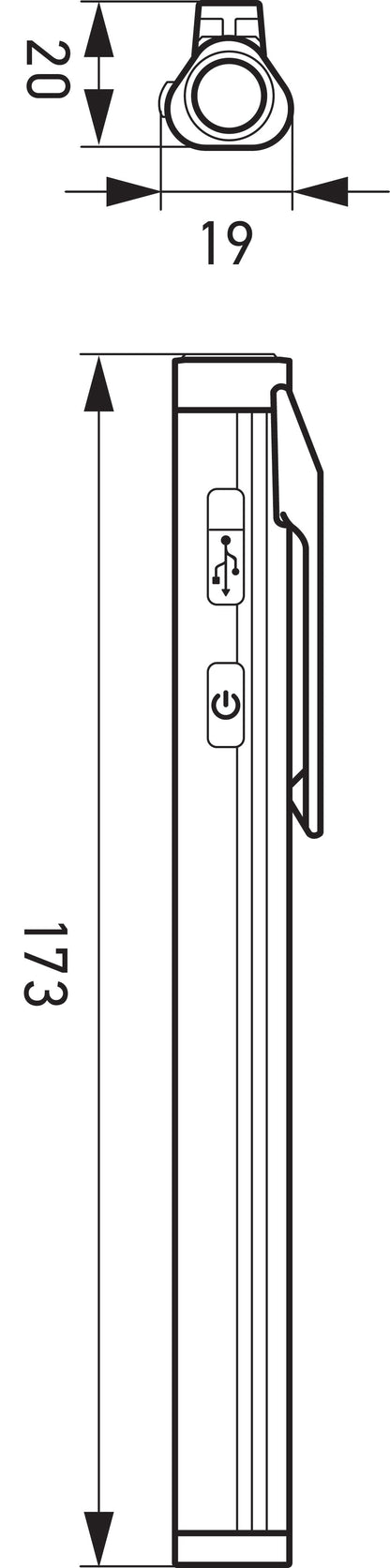 HELLA LED-Hand lamp UPL300 - 3.7V 2XM359002-101