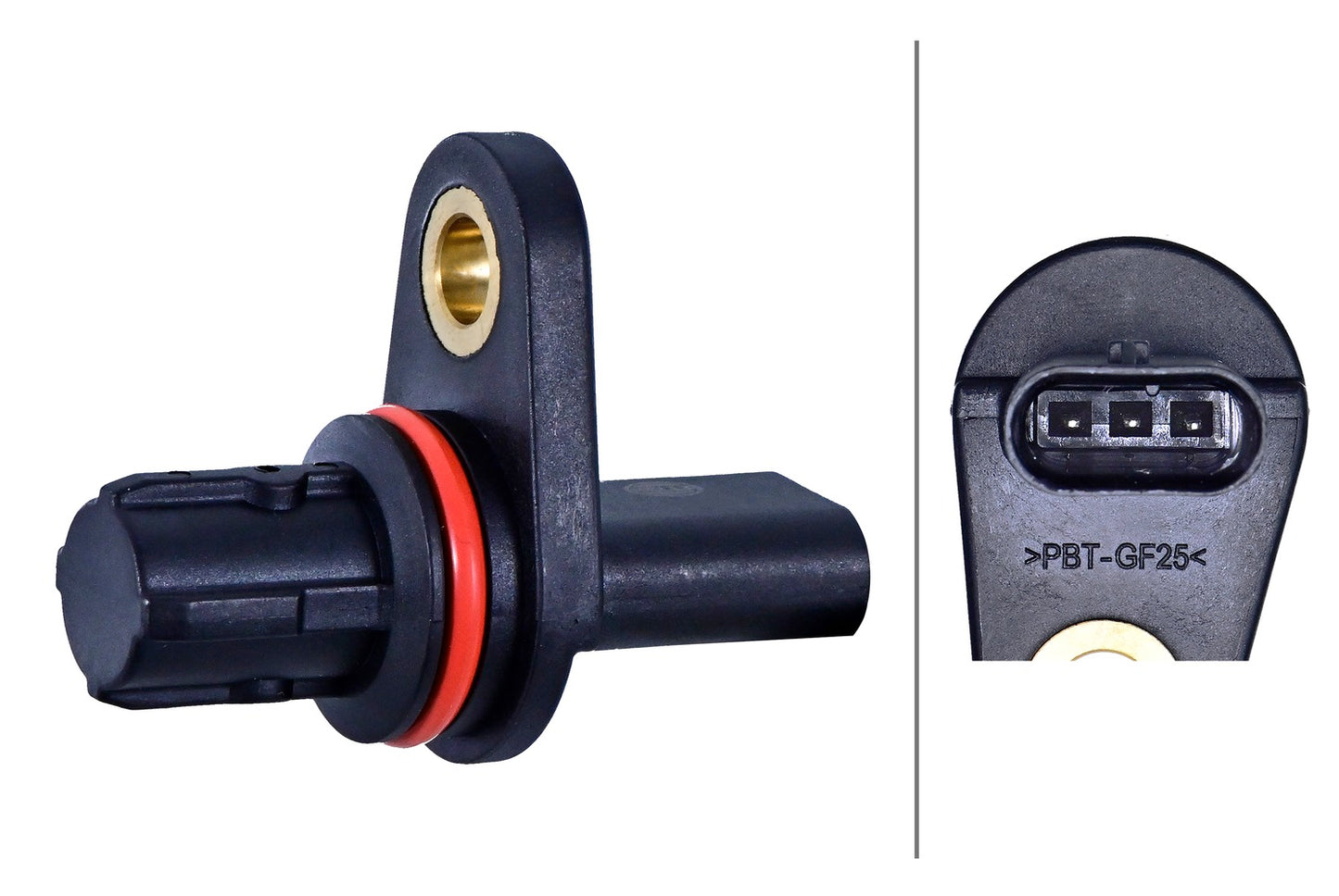 HELLA Sensor, camshaft position - 3-pin connector 6PU009168-451
