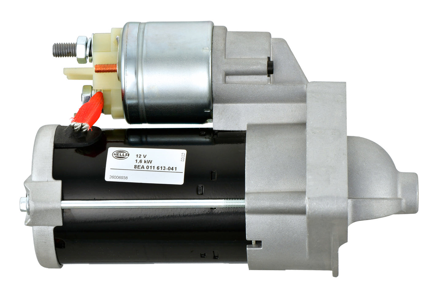 HELLA Starter - 12V - 1.6kW - for e.g. RENAULT TRAFIC III Van (FG_) 1.6 dCi 120 8EA011613-041