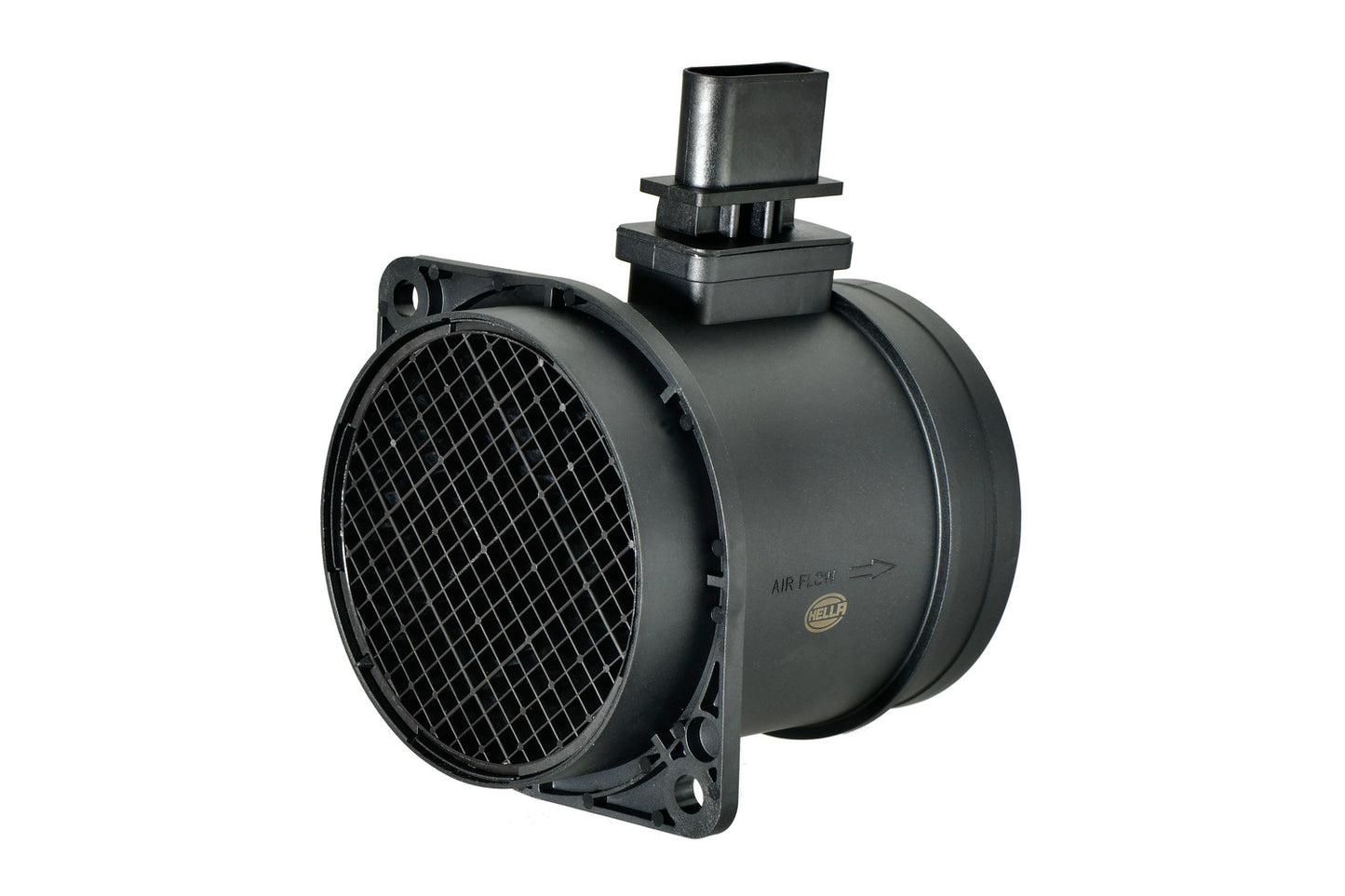 HELLA Mass Air Flow Sensor - 5-pin connector - Pipe-neck 8ET358166-551