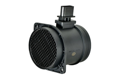 HELLA Mass Air Flow Sensor - 5-pin connector - Pipe-neck 8ET358166-551