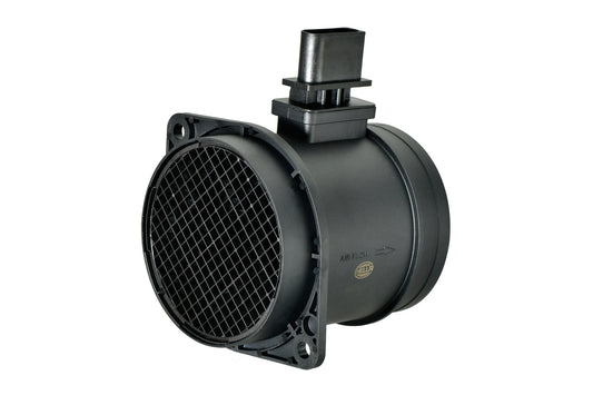 HELLA Mass Air Flow Sensor - 5-pin connector - Pipe-neck 8ET358166-551