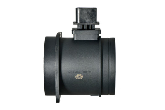 HELLA Mass Air Flow Sensor - 5-pin connector - Pipe-neck 8ET358166-551