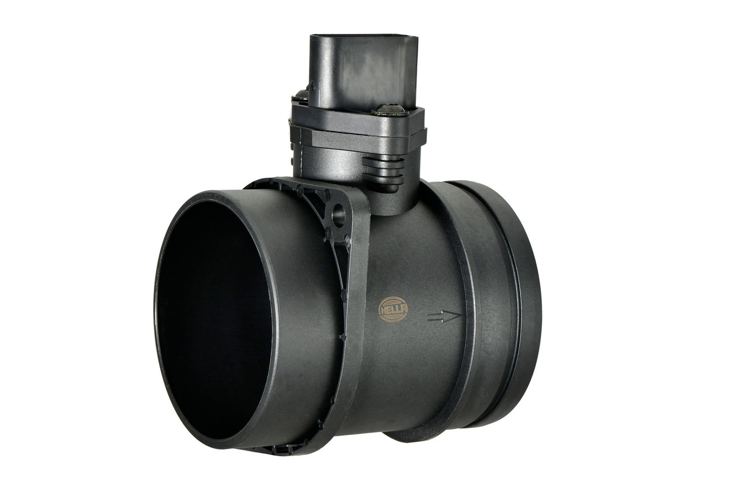 HELLA Mass Air Flow Sensor - 5-pin connector - Pipe-neck 8ET358166-561