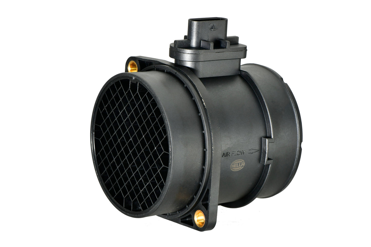 HELLA Mass Air Flow Sensor - 5-pin connector - Pipe-neck 8ET358166-571