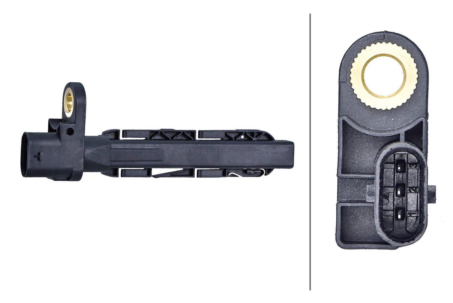 HELLA Sensor, crankshaft pulse - 3-pin connector 6PU009168-811