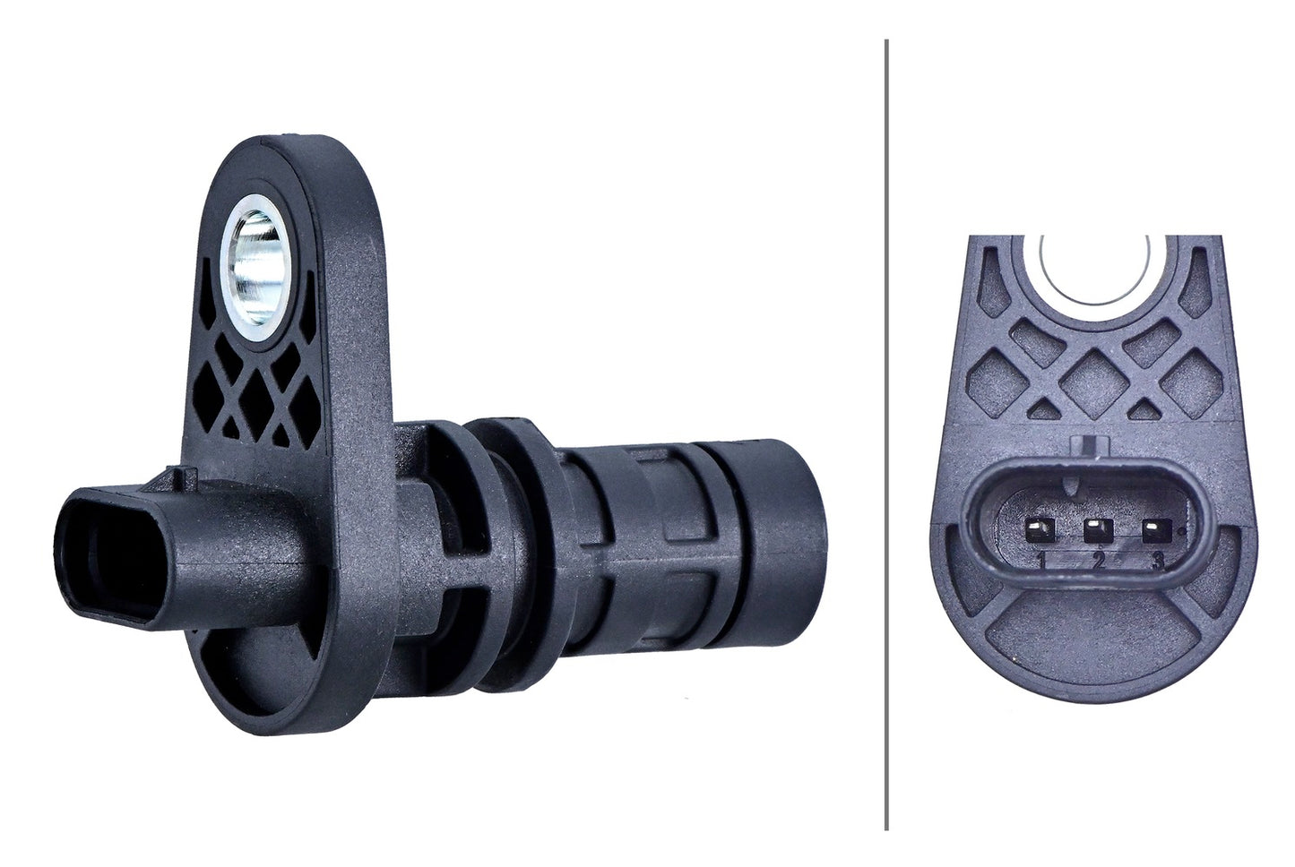 HELLA Sensor, crankshaft pulse - 3-pin connector 6PU009168-871