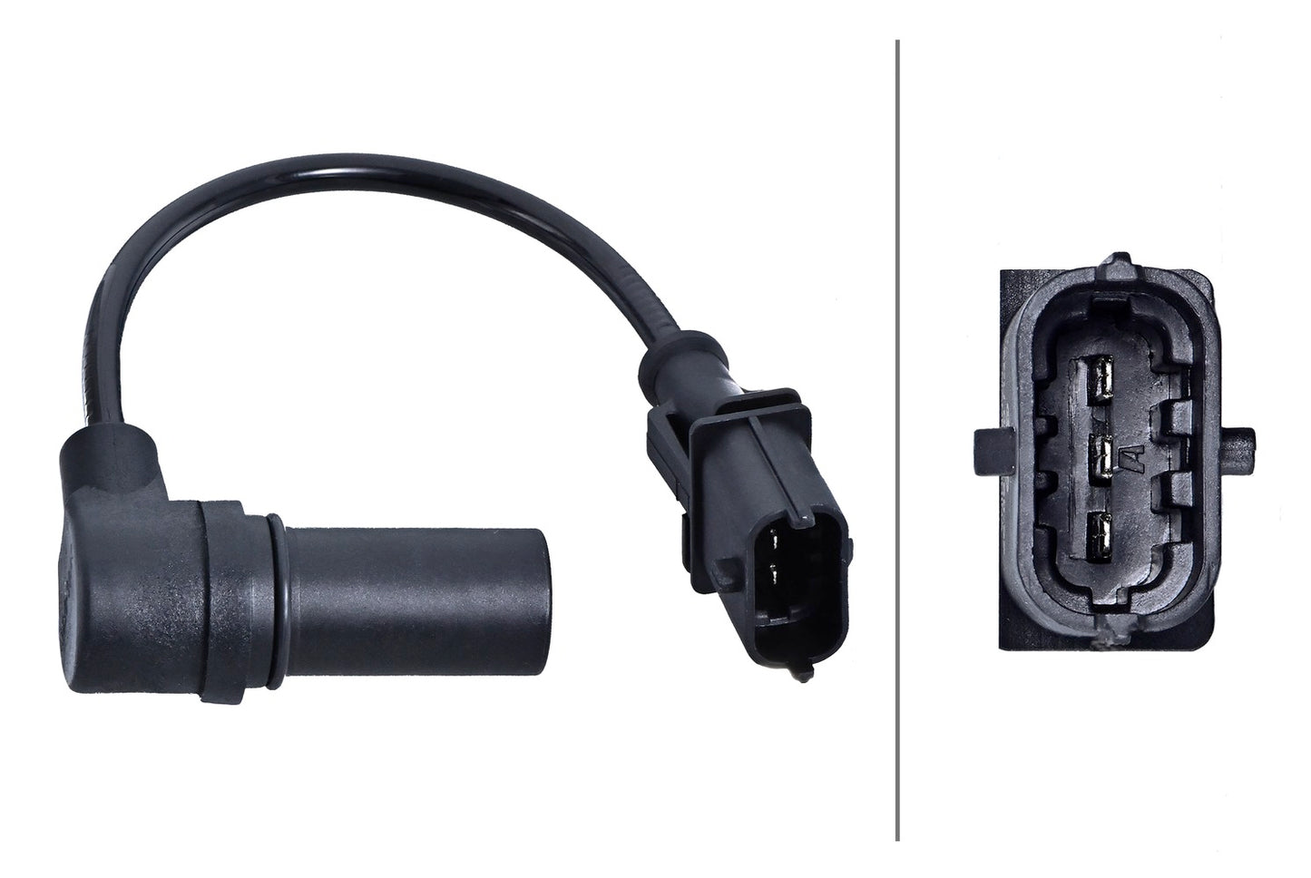HELLA Sensor, crankshaft pulse - 3-pin connector 6PU009168-921
