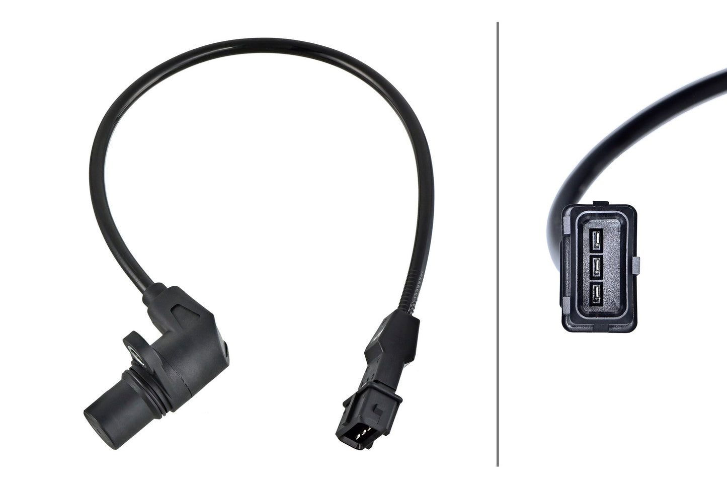 HELLA Sensor, crankshaft pulse - 3-pin connector 6PU009168-981