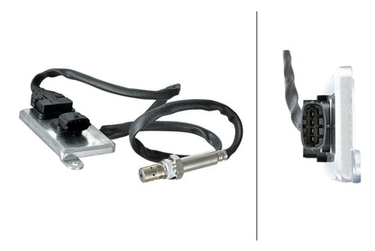 HELLA NOx Sensor, NOx catalytic converter - 24V - 4-pin connector 6PN358186-681