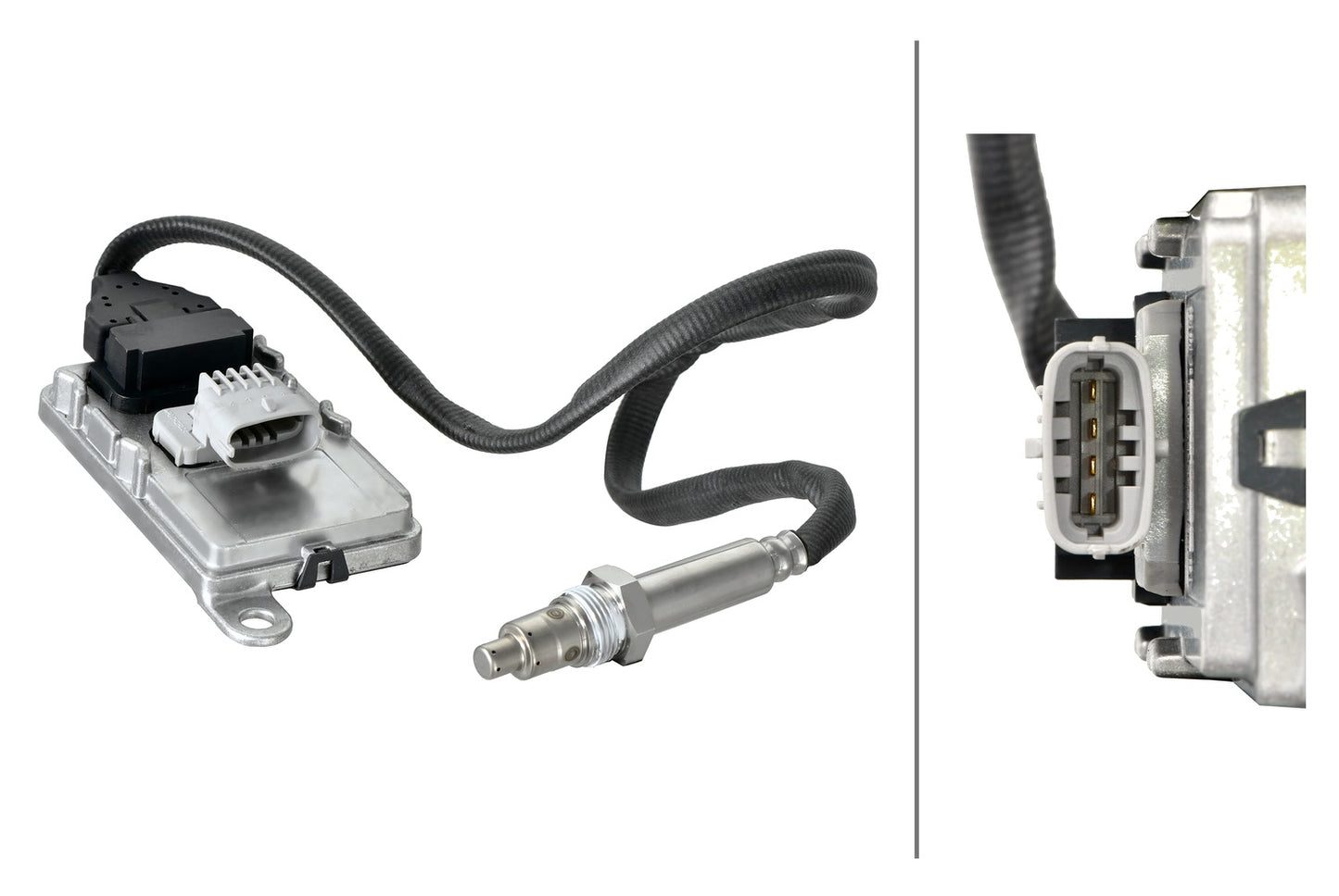 HELLA NOx Sensor, NOx catalytic converter - 24V - 4-pin connector 6PN358186-791