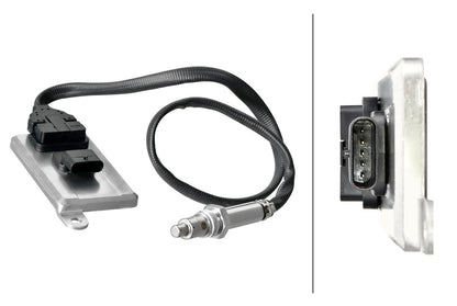 HELLA NOx Sensor, NOx catalytic converter - 24V - 5-pin connector 6PN358186-841