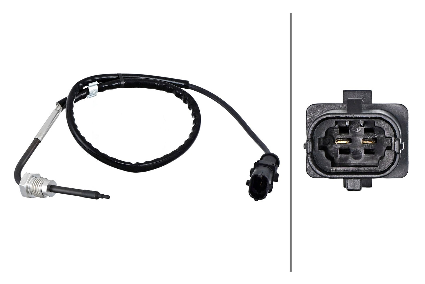 HELLA Sensor, exhaust gas temperature - 2-pin connector 6PT358181-961