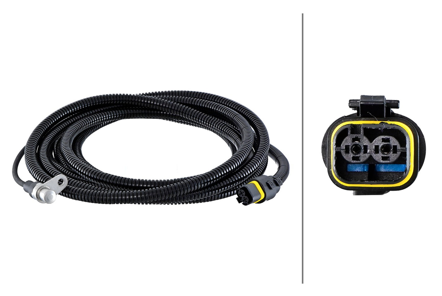HELLA Sensor, wheel speed - 2-pin connector - Rear Axle Right 6PU230048-641