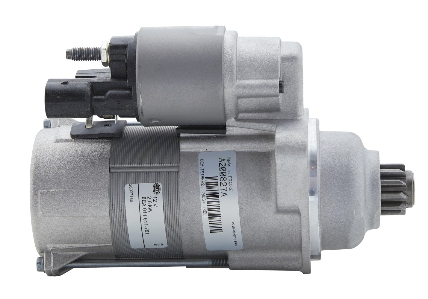 HELLA Starter - 12V - 2kW - for e.g. VW Golf VII (5G1, Bq1, Be1, Be2) 8EA011611-751