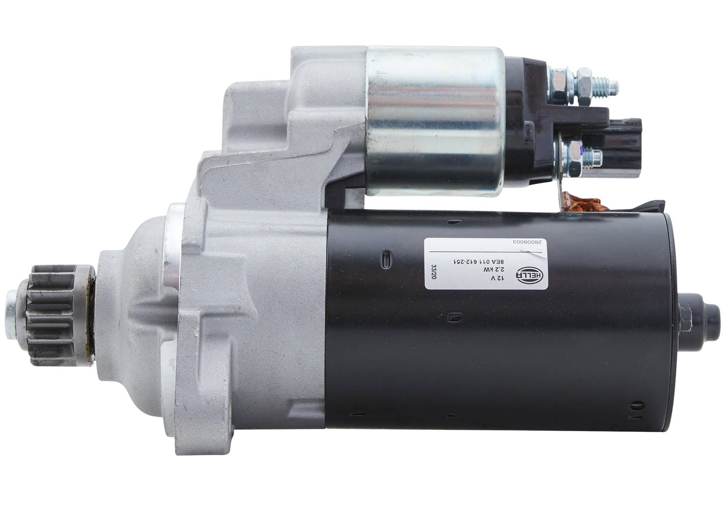HELLA Starter - 12V - 2.2kW - for e.g. VW Polo (6R1, 6C1) 8EA011612-251
