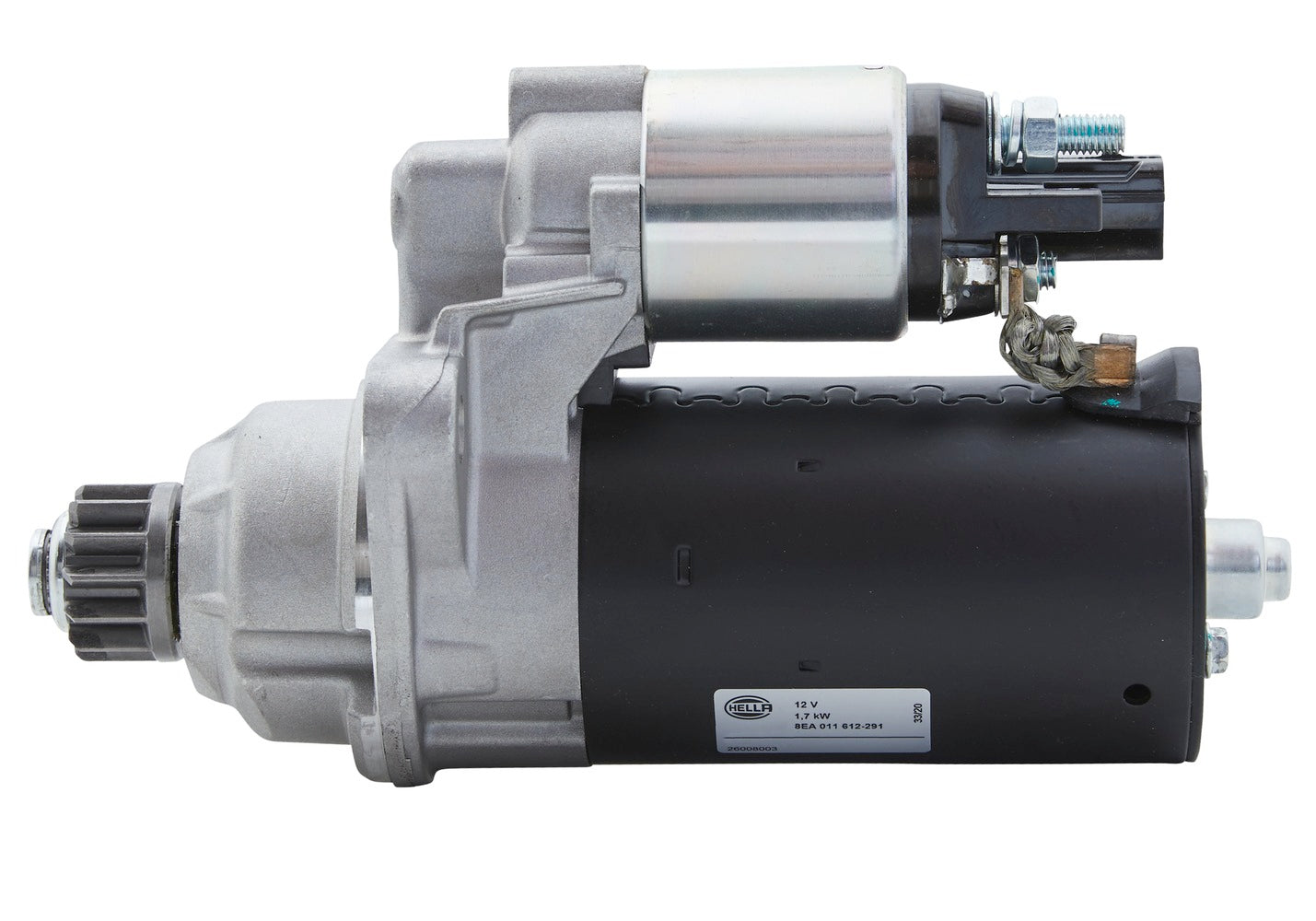HELLA Starter - 12V - 1.7kW - for e.g. VW Golf VI (5K1) 8EA011612-291