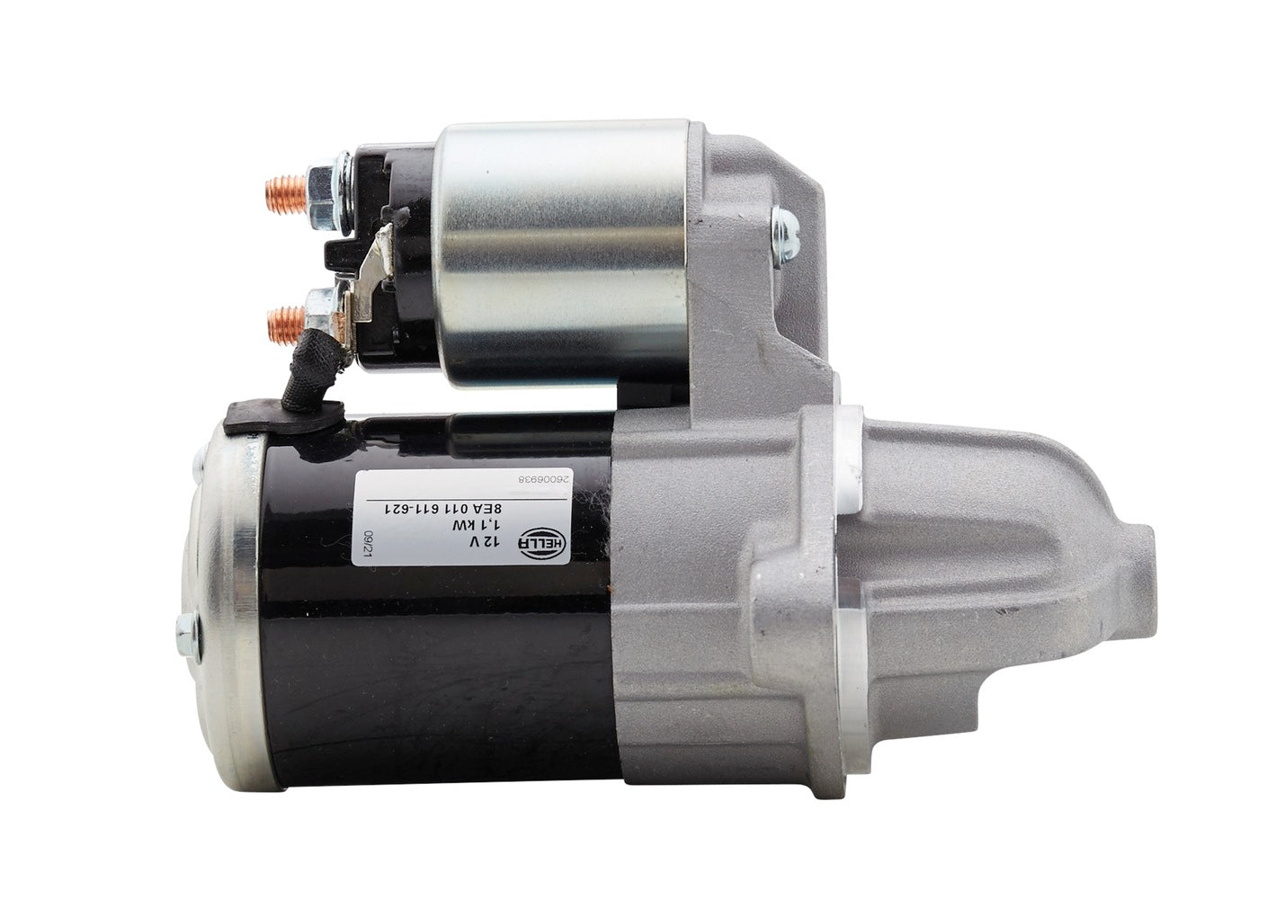 HELLA Starter - 12V - 1.1kW - for e.g. Opel Agila (B) (H08) 8EA011611-621