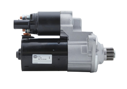 HELLA Starter - 12V - 1.1kW - for e.g. Audi Q3 (8UB, 8UG) 8EA011612-361