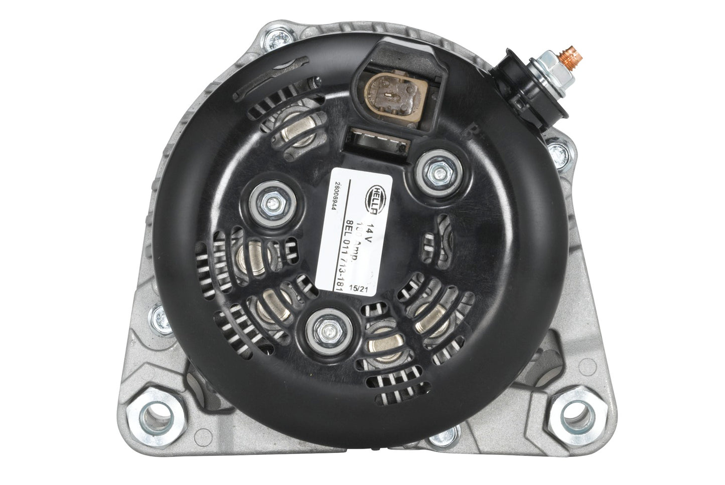 HELLA Alternator - 14V - 180A - for e.g. Range Rover Evoque (L538) 8EL011713-181
