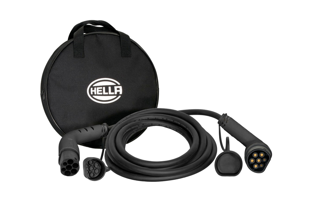 HELLA Charging Cable, electric vehicle - 16A - Phases: 3 - 11kW - 6m - IP67 - White 8KE358255-061