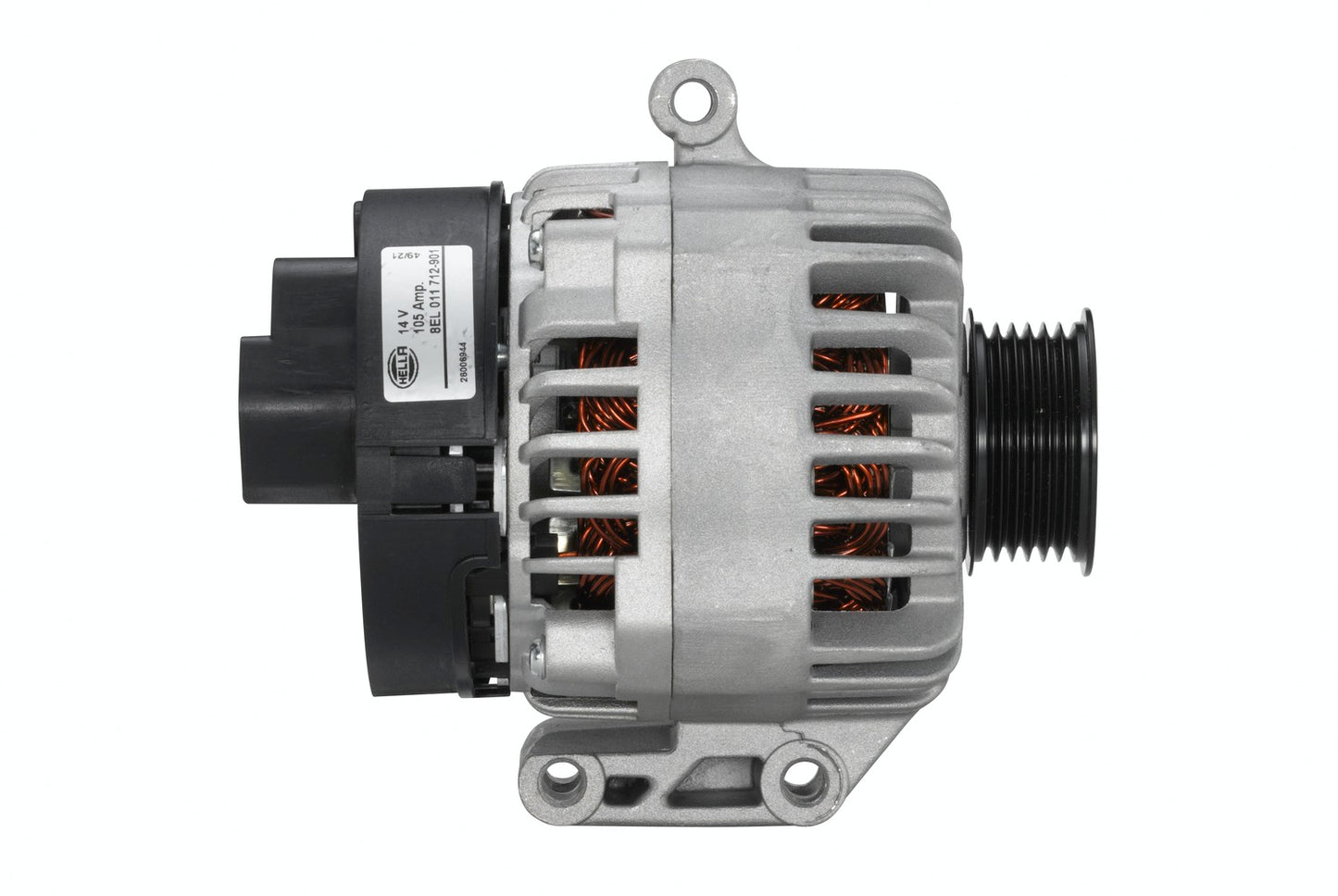 HELLA Alternator - 14V - 105A - for e.g. Fiat Fiorino Box Body/Estate (225_) 8EL011712-901