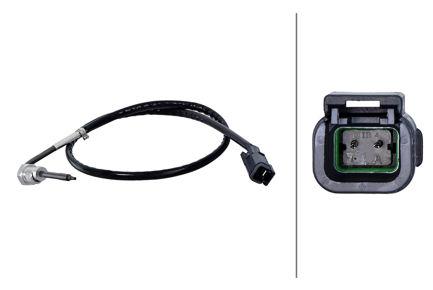 HELLA Sensor, exhaust gas temperature - 2-pin connector 6PT358181-881