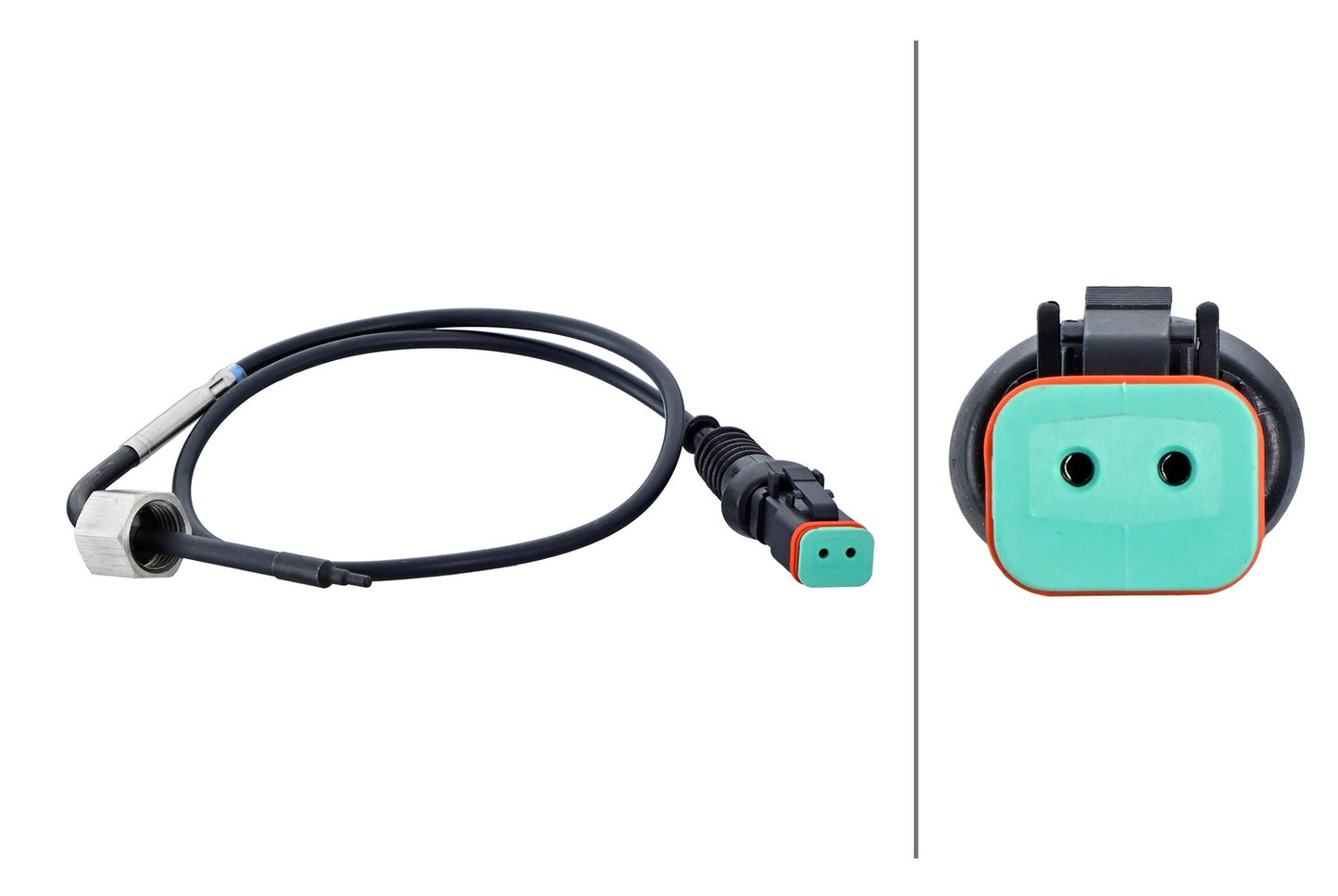 HELLA Sensor, exhaust gas temperature - 2-pin connector 6PT358181-931