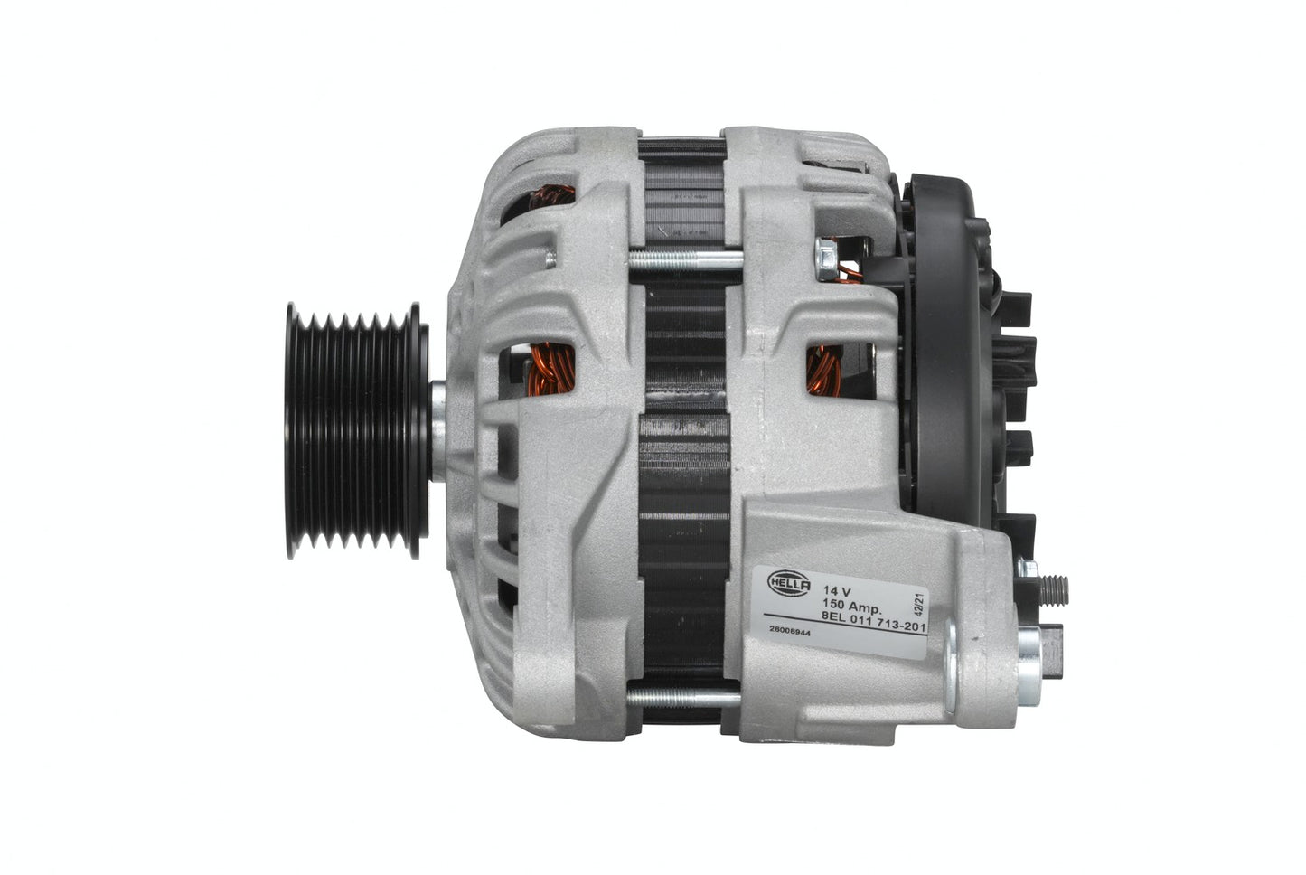 HELLA Alternator - 14V - 150A - for e.g. Fiat Ducato Chassis (250_, 290_) 8EL011713-201