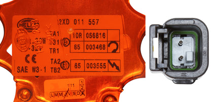 HELLA LED-Strobe-type Beacon - K-LED 2.0 F - 12/24V - yellow (amber) 2XD011557-501